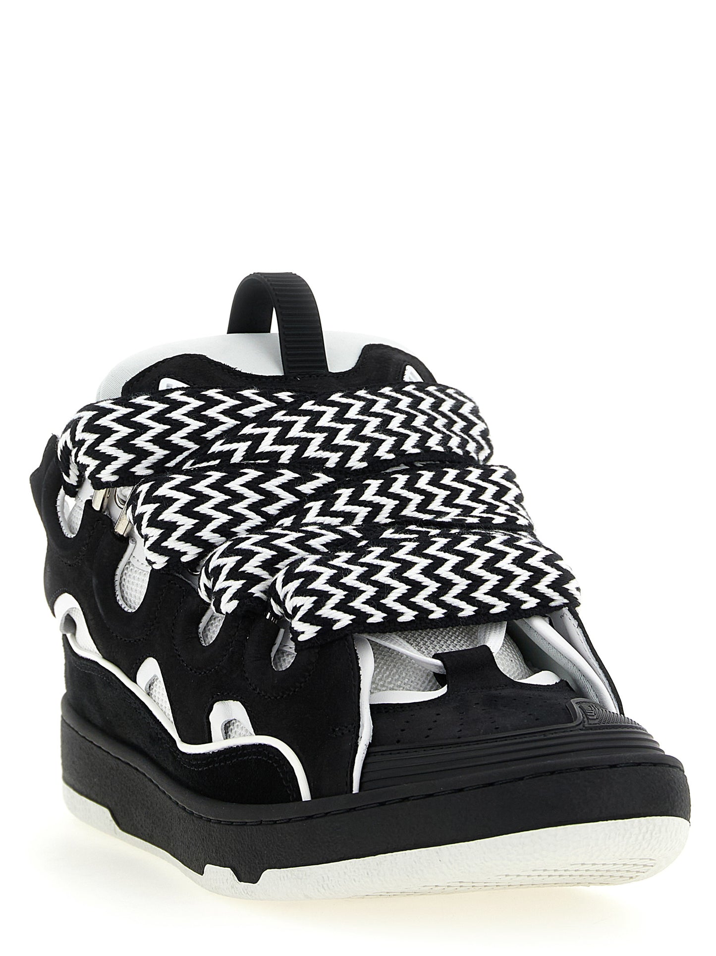 Lanvin Bicolor Calfskin Chunky Sneakers