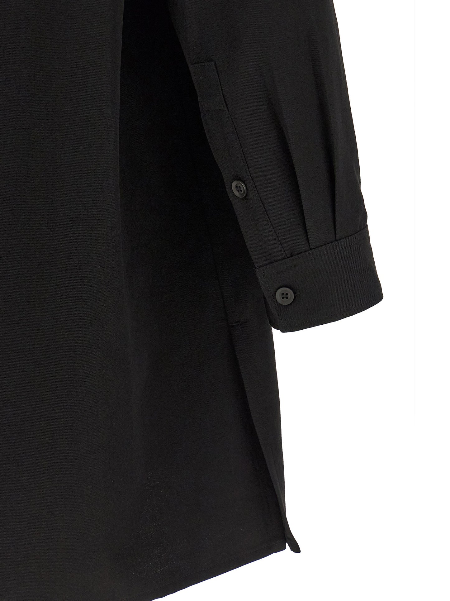 Yohji Yamamoto Black Wool Blouse
