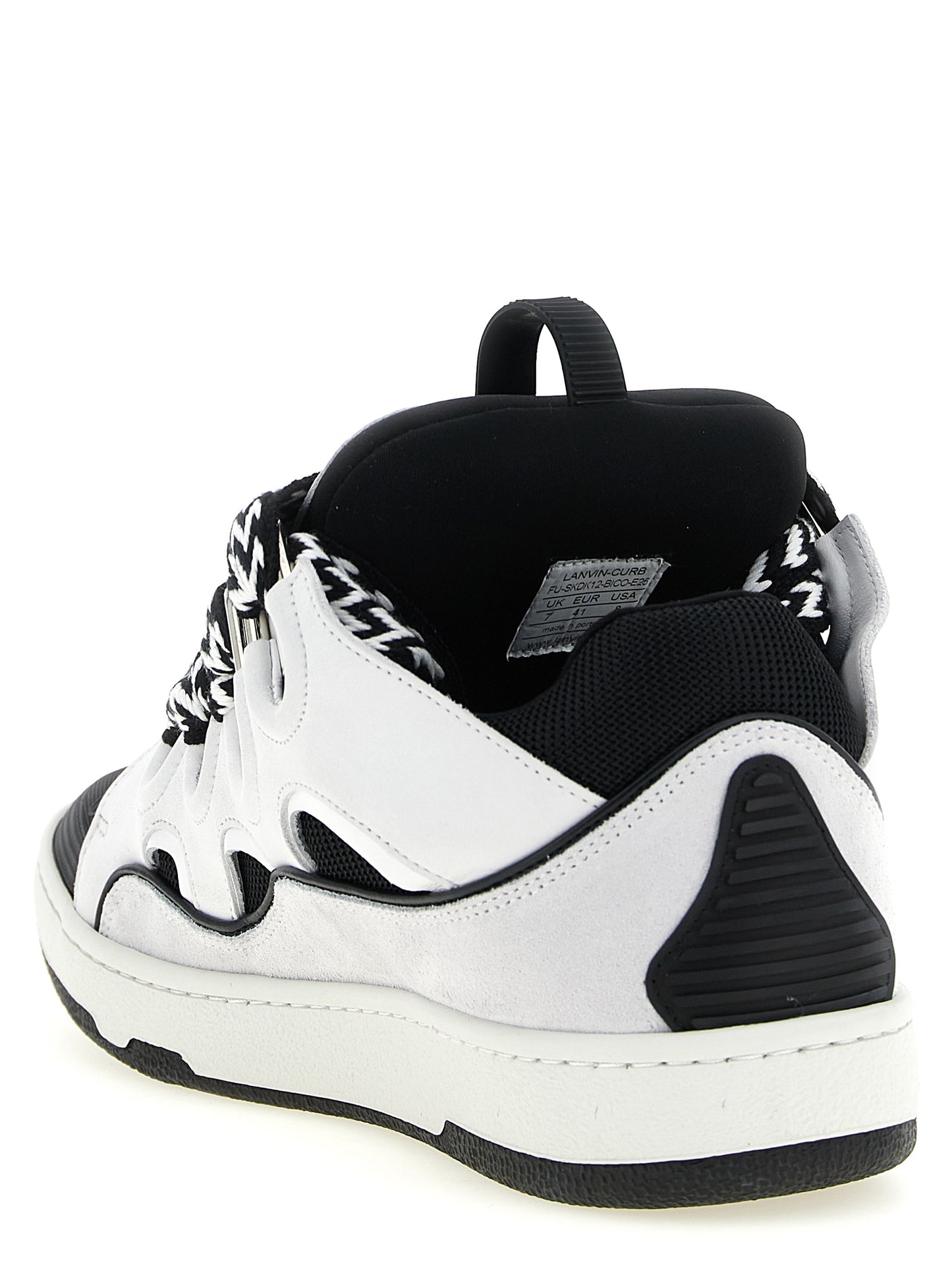 Lanvin Bicolor Calfskin Chunky Sneakers