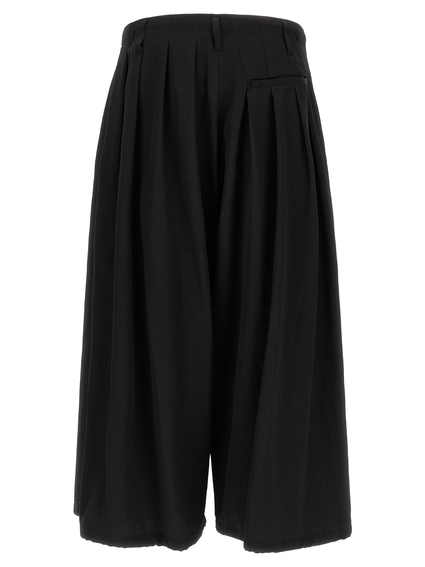 Yohji Yamamoto Black Wool Casual Pants