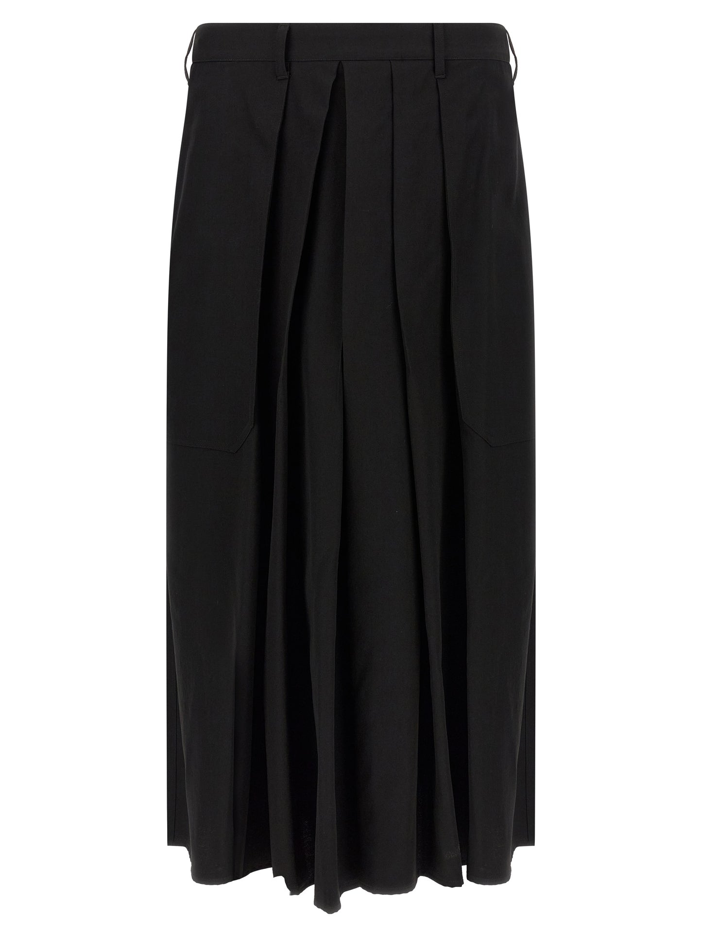 Yohji Yamamoto Black Wool Casual Pants