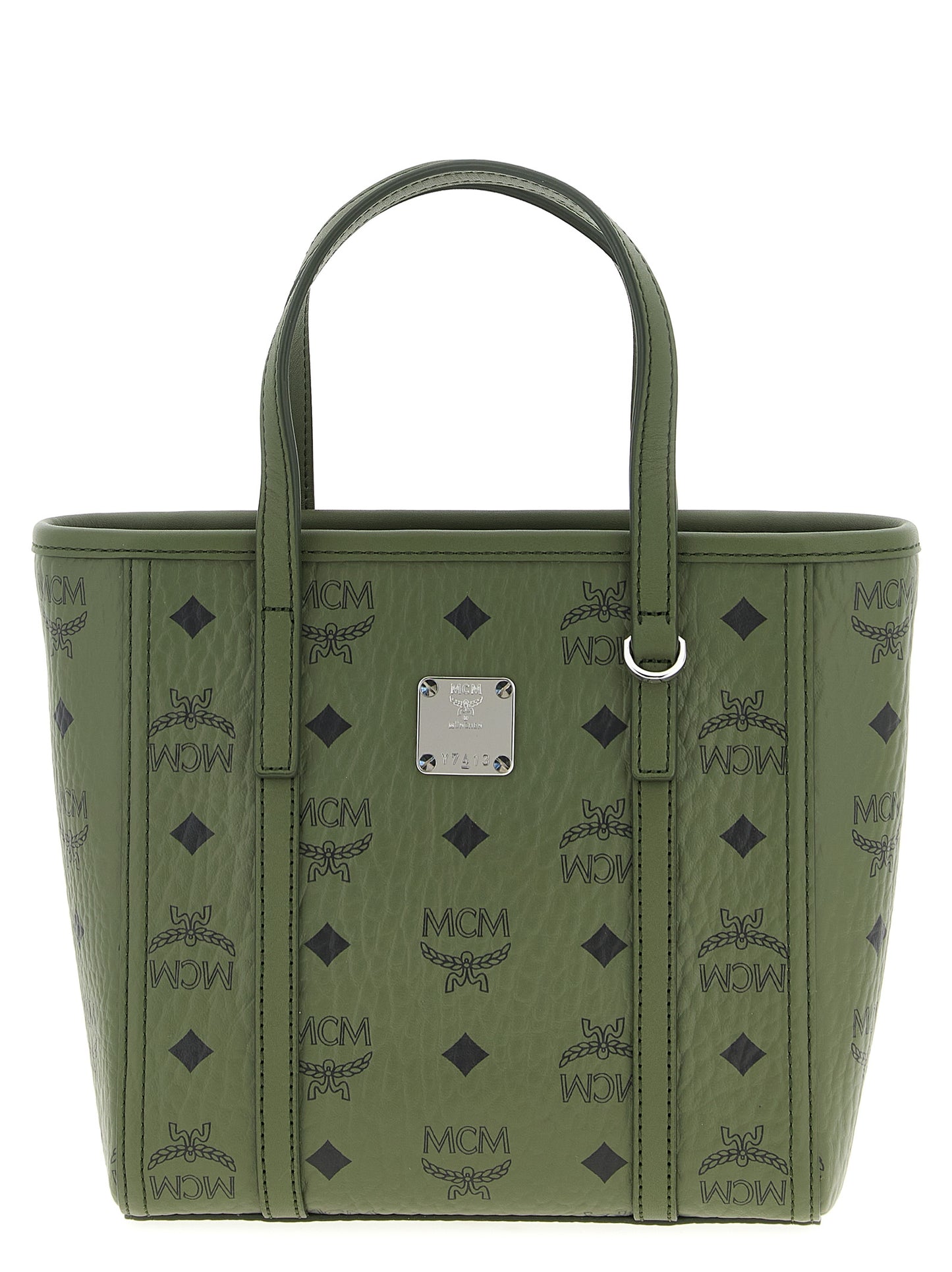 MCM Bicolor Polyethylene Tote Bag