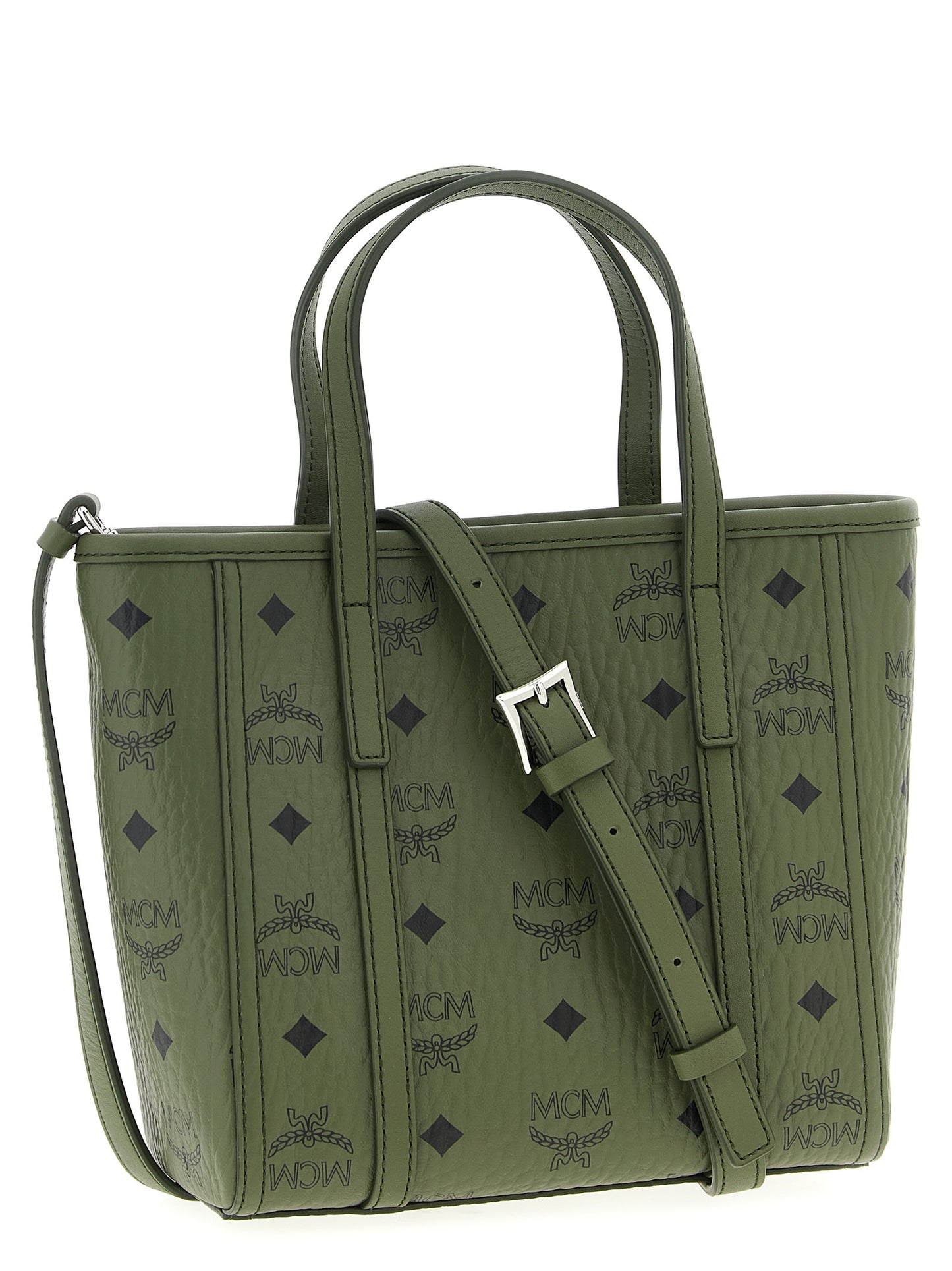 MCM Bicolor Polyethylene Tote Bag