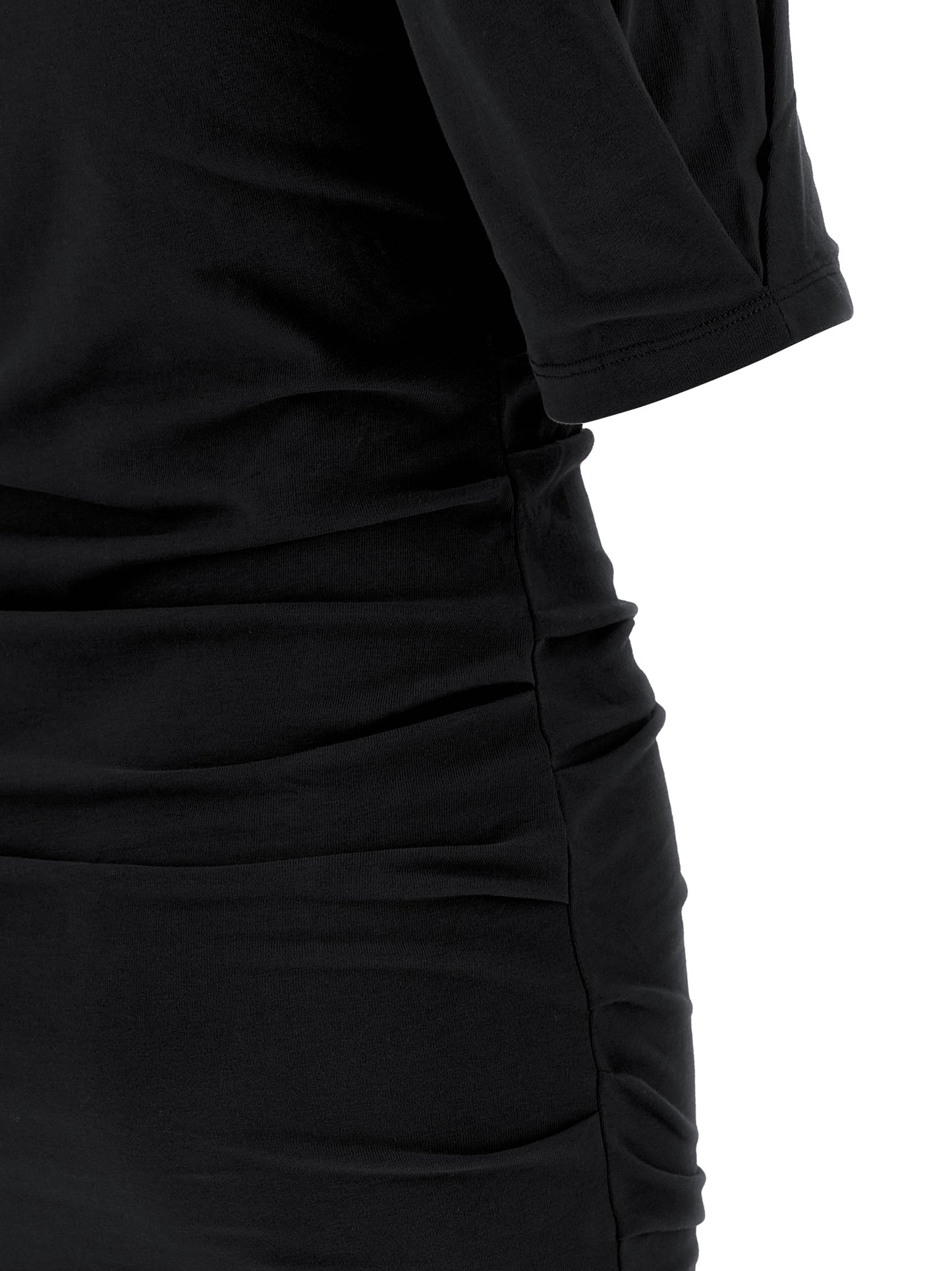 Isabel Marant Black Cotton Short Dress