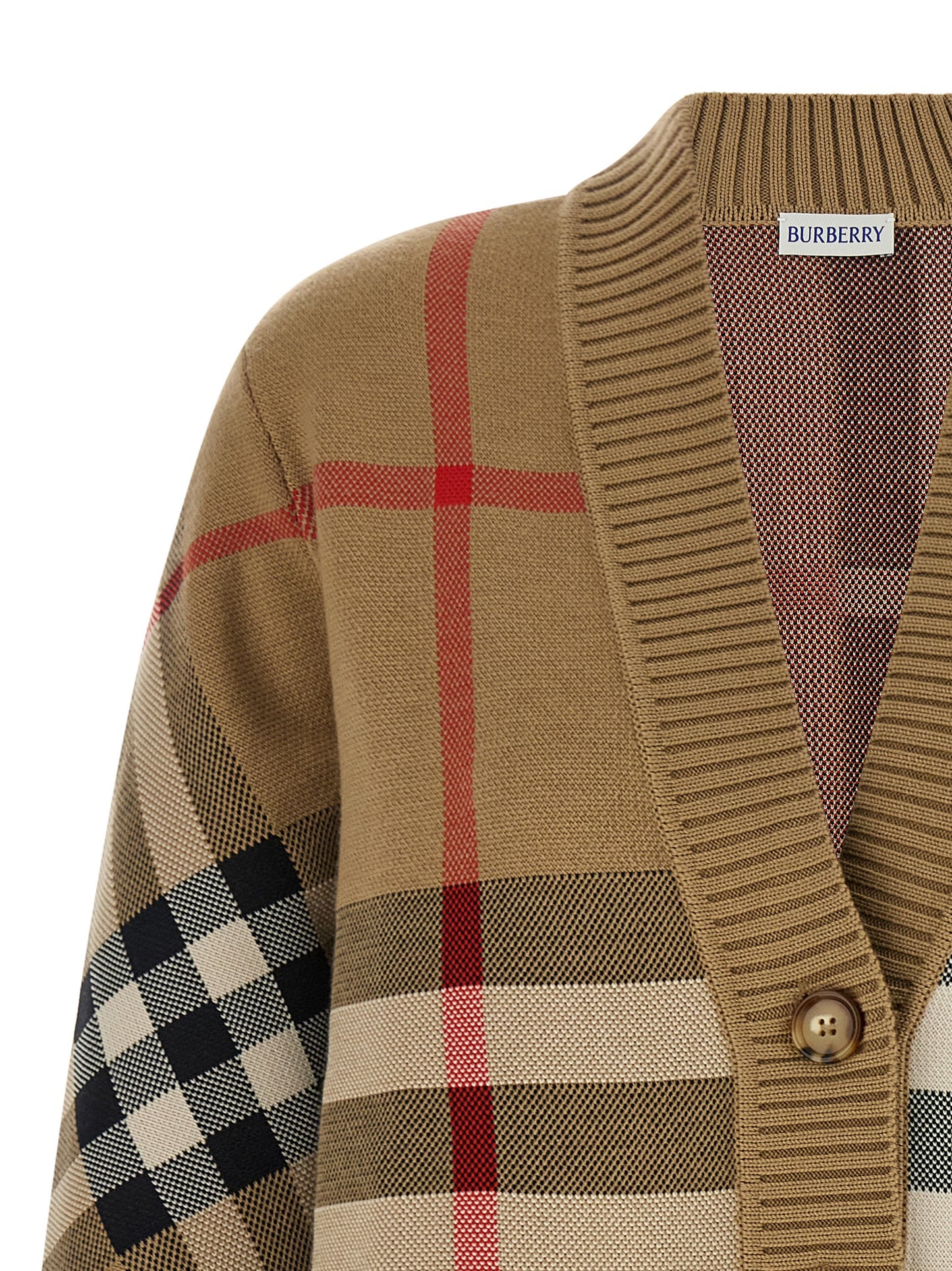 Burberry Beige Polyester Cardigan