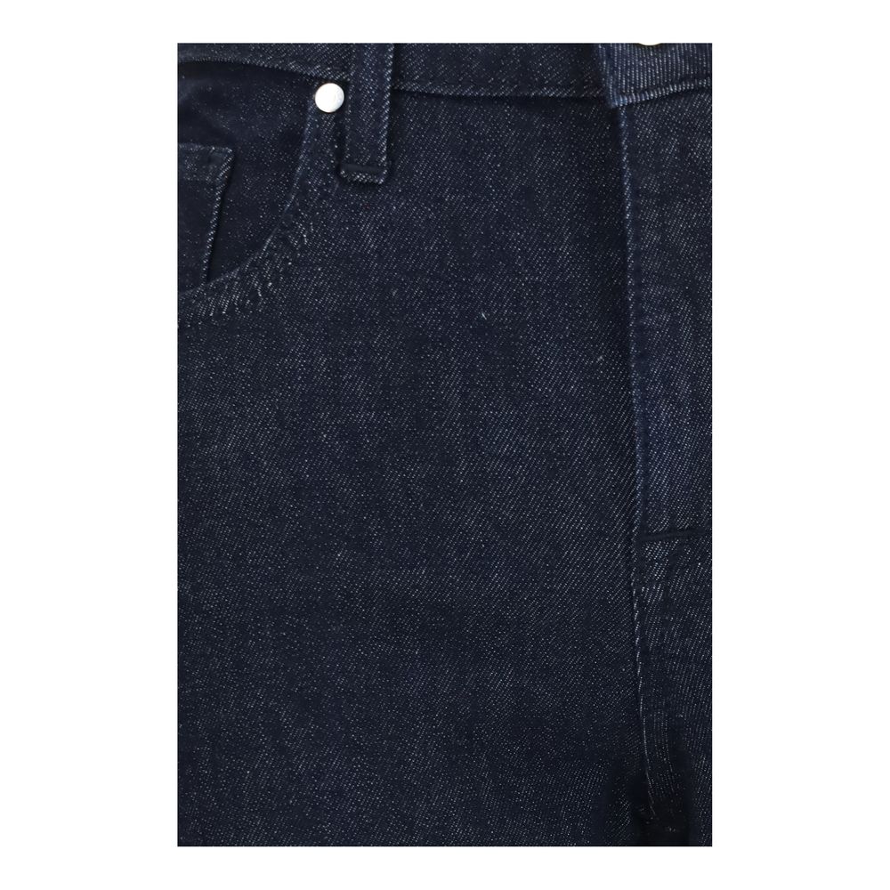 Jacob Cohen Blue Polyester Cropped Jeans