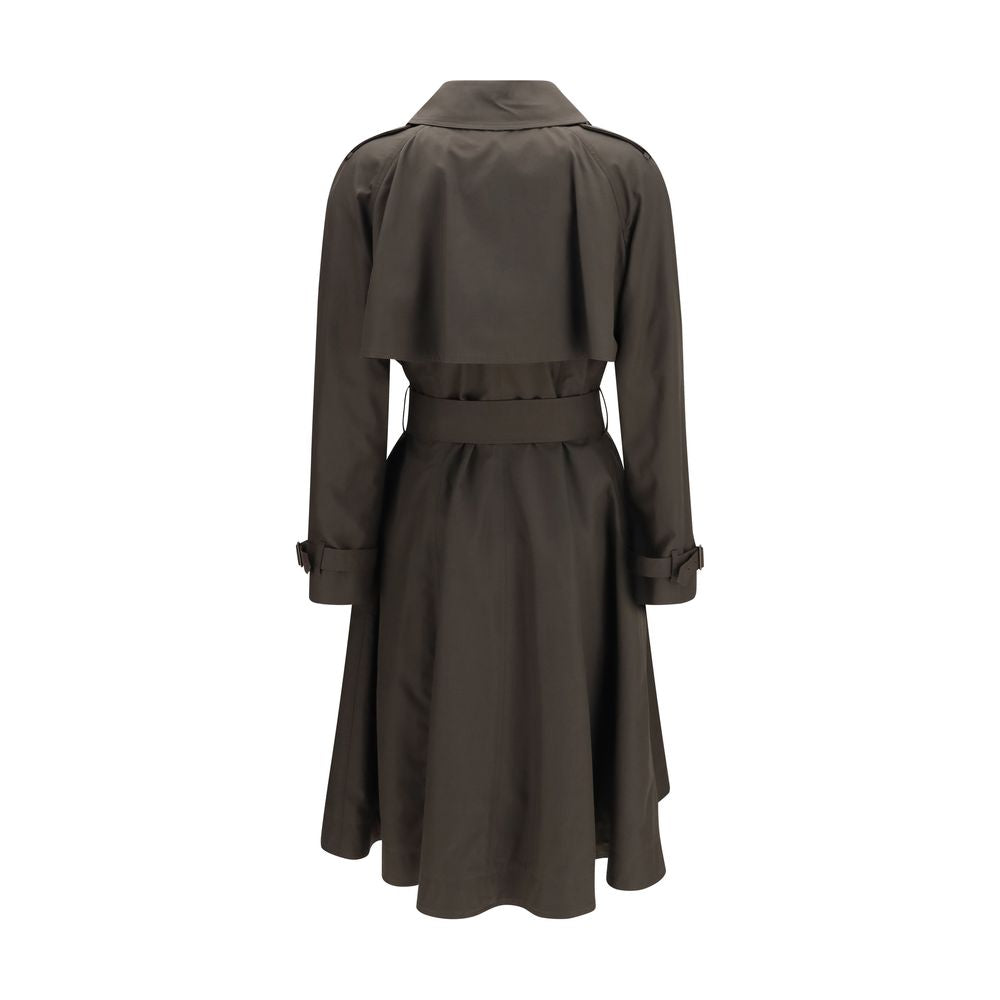 Burberry Bicolor Cotton Coat