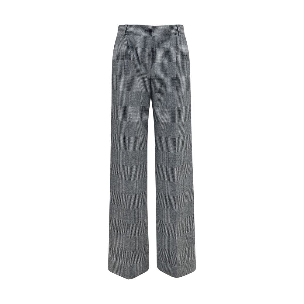 Dolce & Gabbana Gray Wool Oves Aries Dress Pants