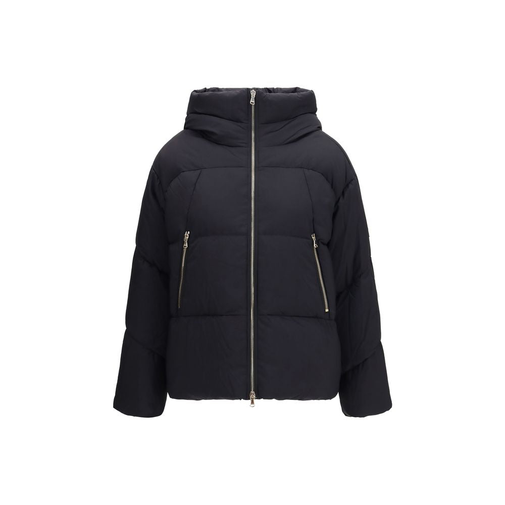 Tatras Black Nylon Full-Length Jacket