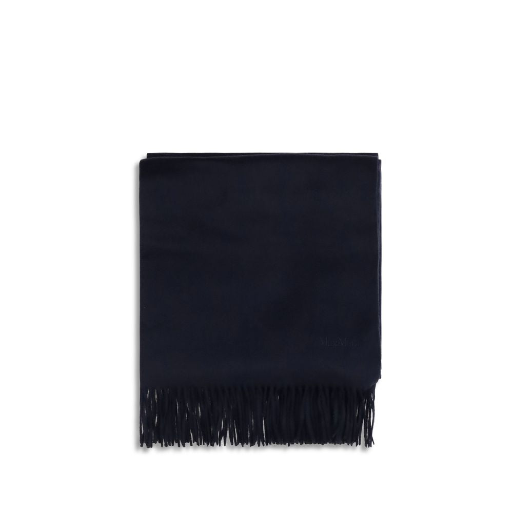 Max Mara Blue Cashmere Scarf