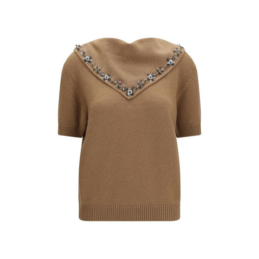 Prada Brown Cashmere Sweatshirt