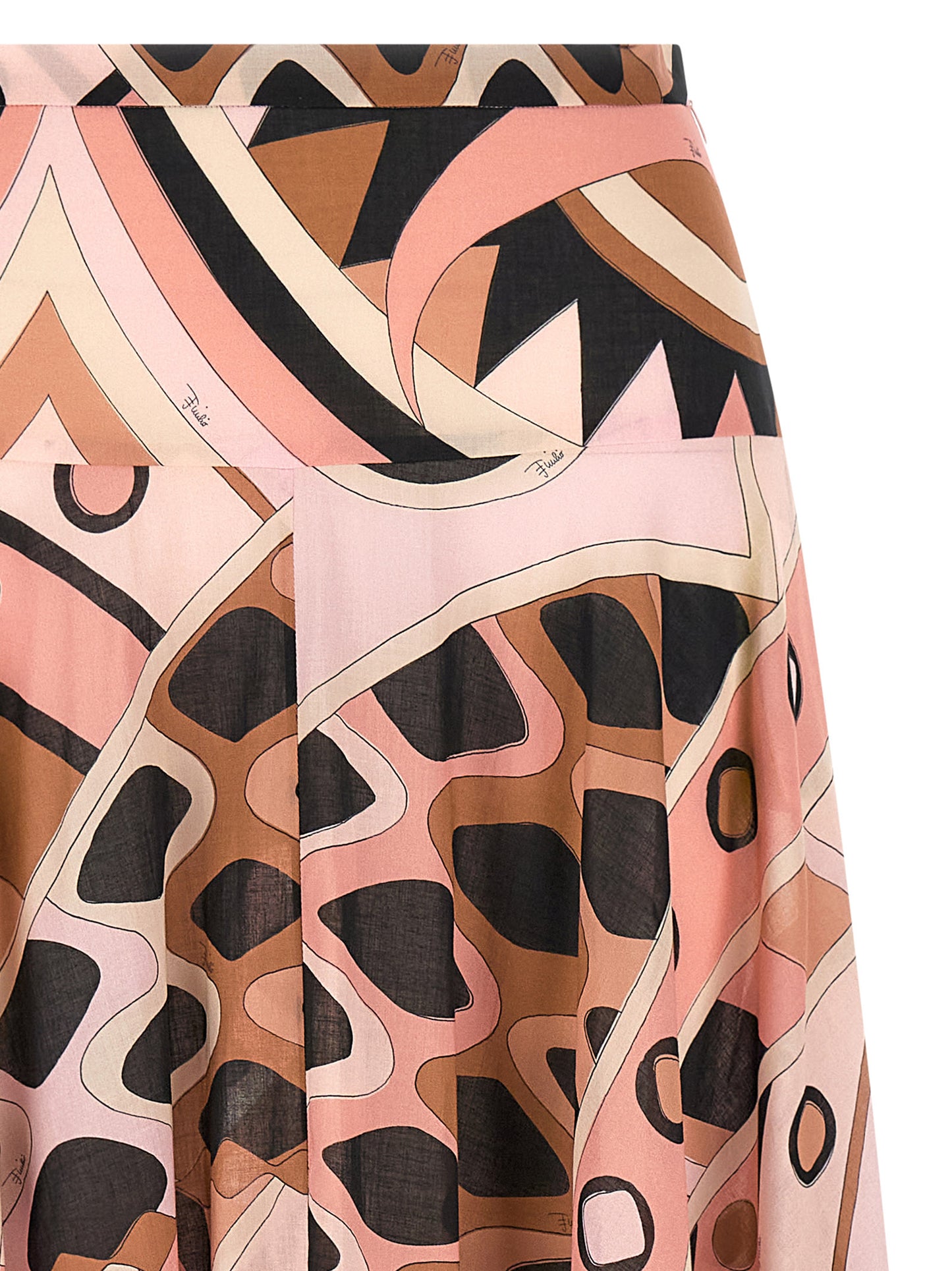 Emilio Pucci Multicolor Cotton Mini Skirt