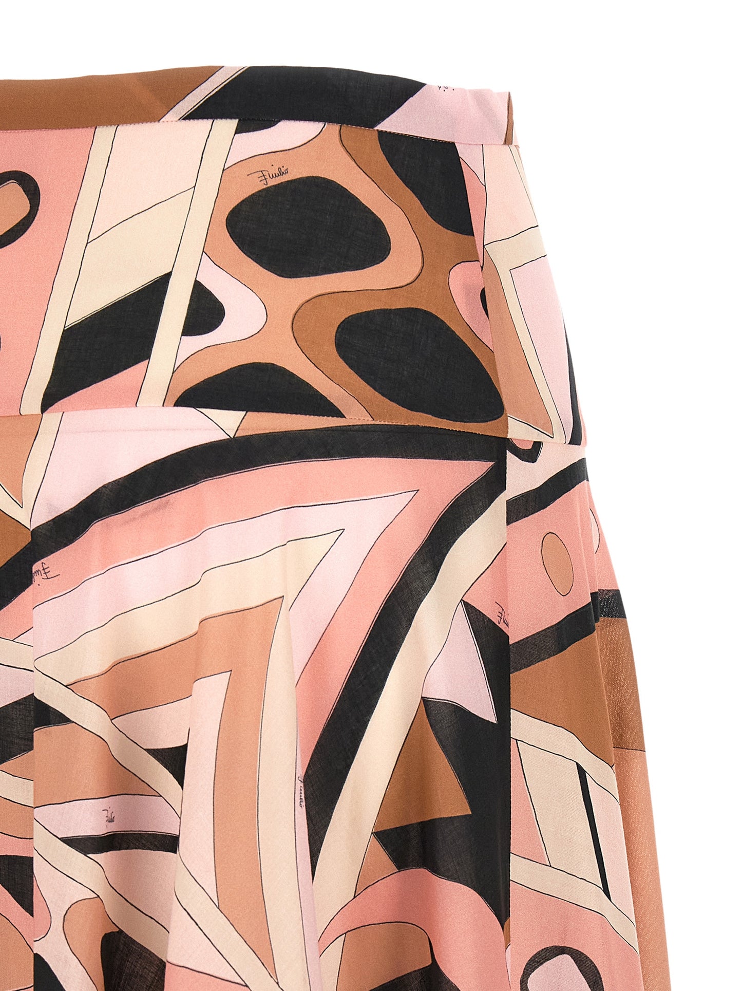 Emilio Pucci Multicolor Cotton Mini Skirt