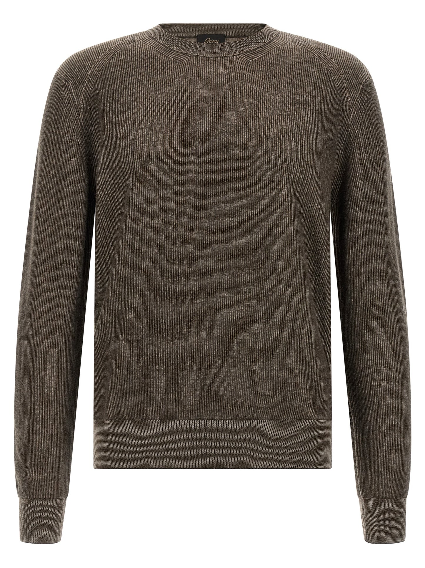 Brioni Brown Cashmere Cardigan