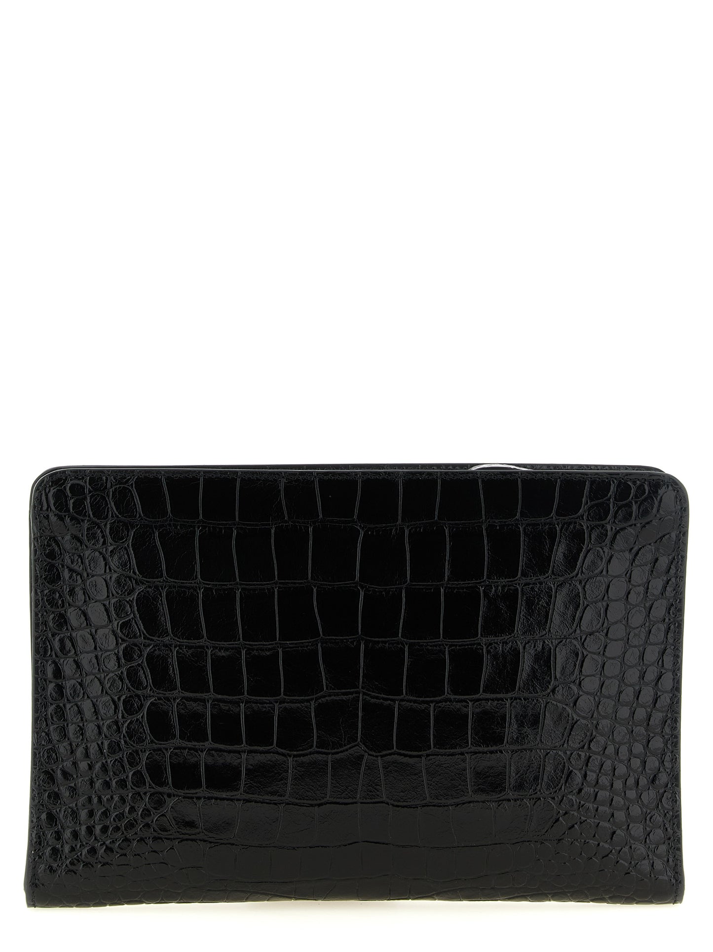 Tom Ford Black Calfskin Clutch Bag