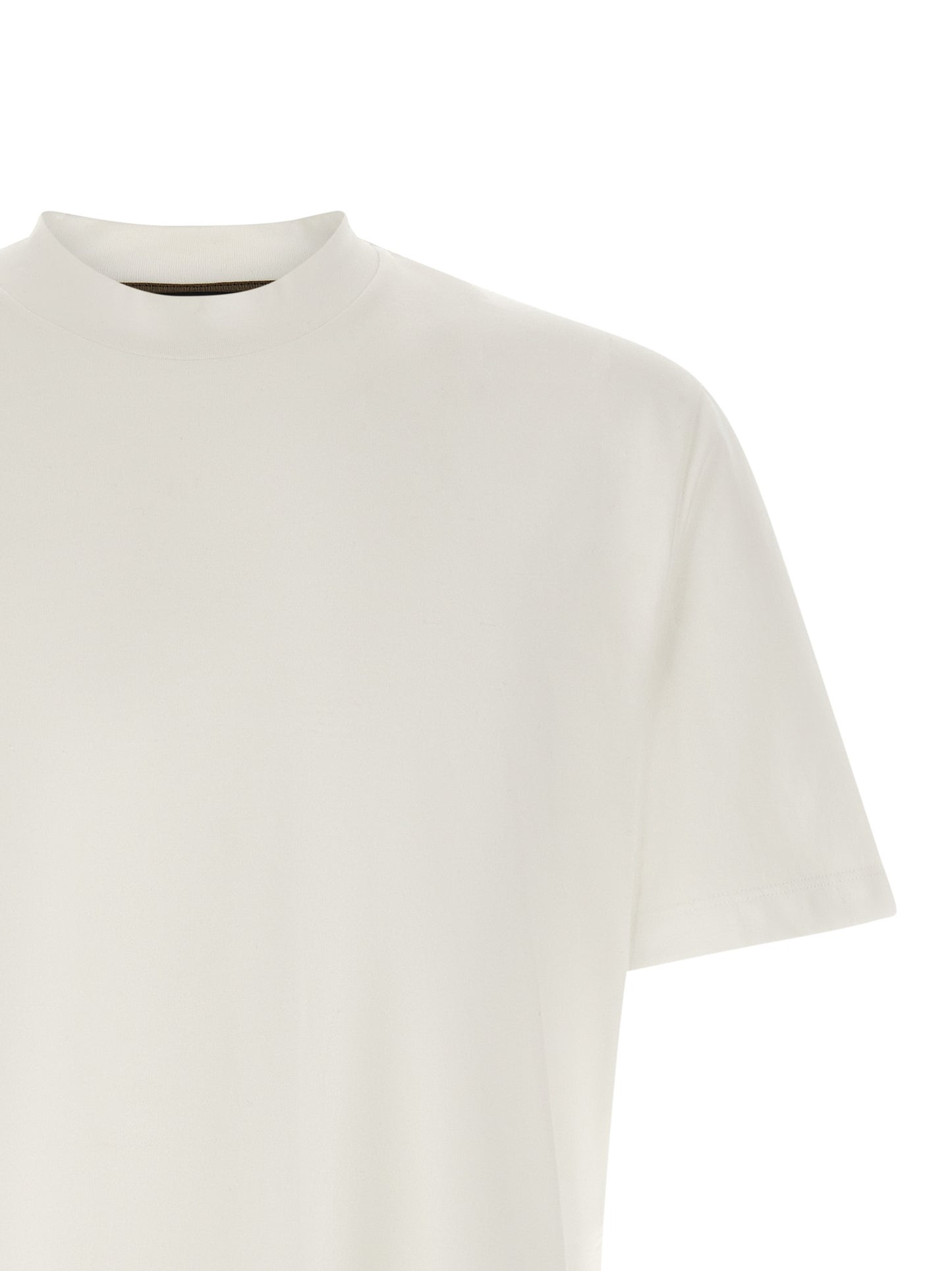 Brioni White Cotton T-Shirt
