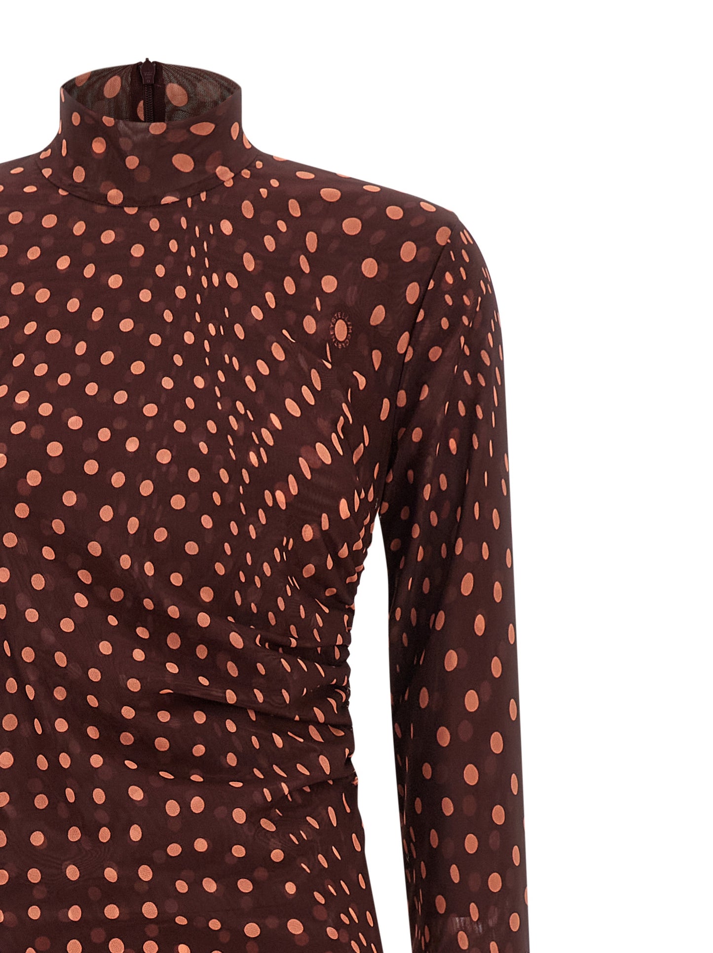 Stella McCartney Bordeaux Polyamide Long Dress