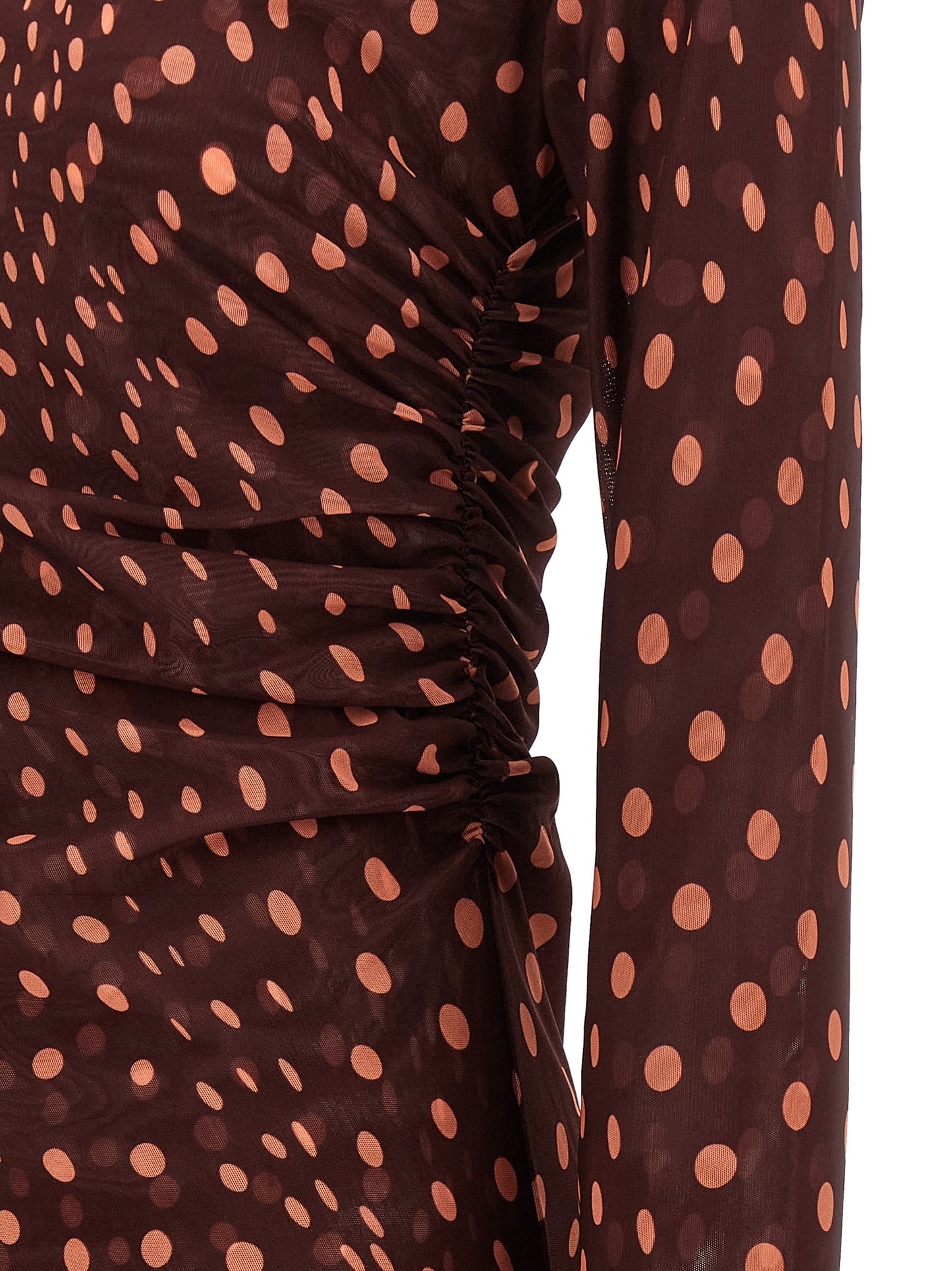 Stella McCartney Bordeaux Polyamide Long Dress