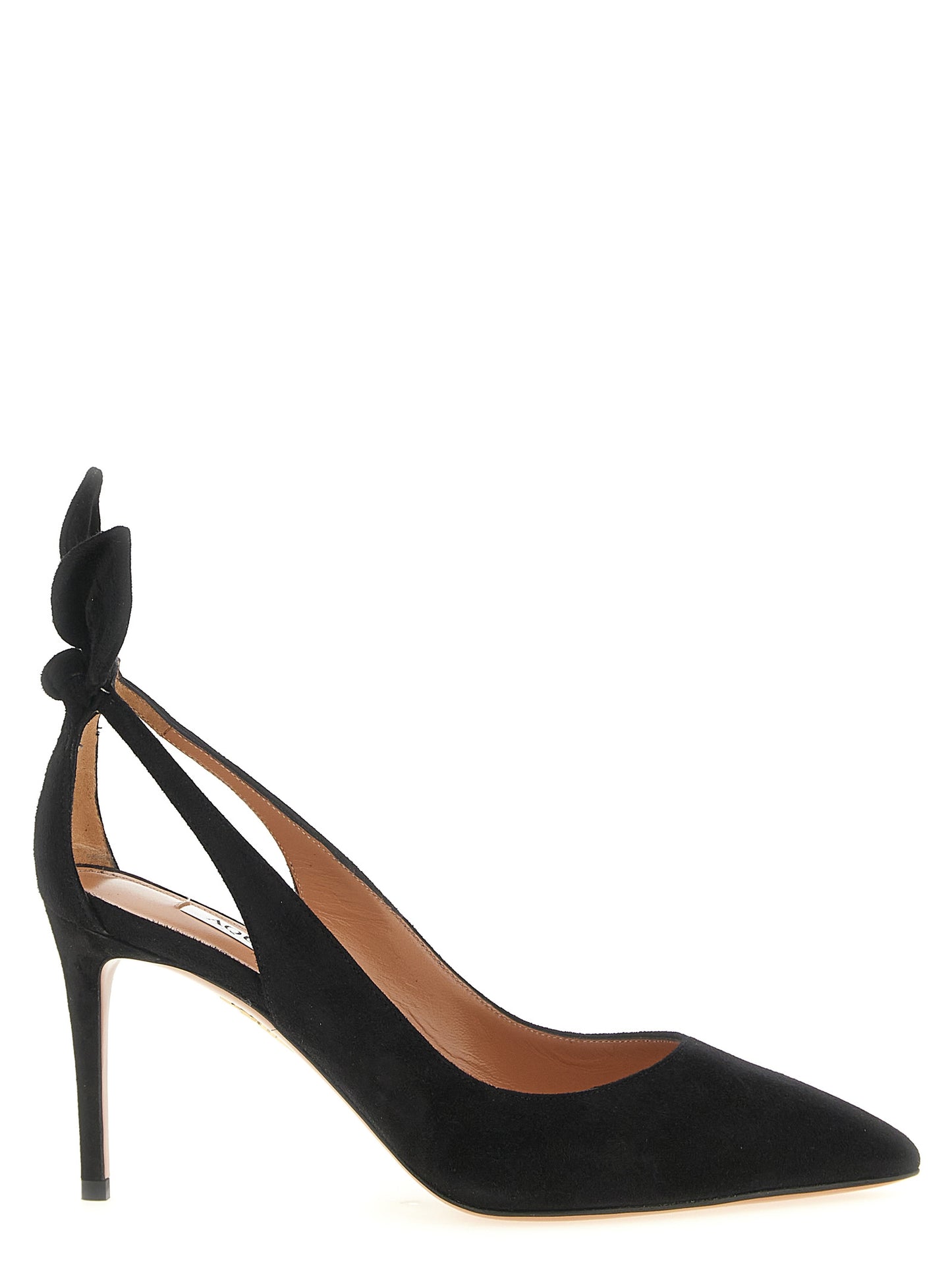 Aquazzura Black Calfskin High Heel Pumps