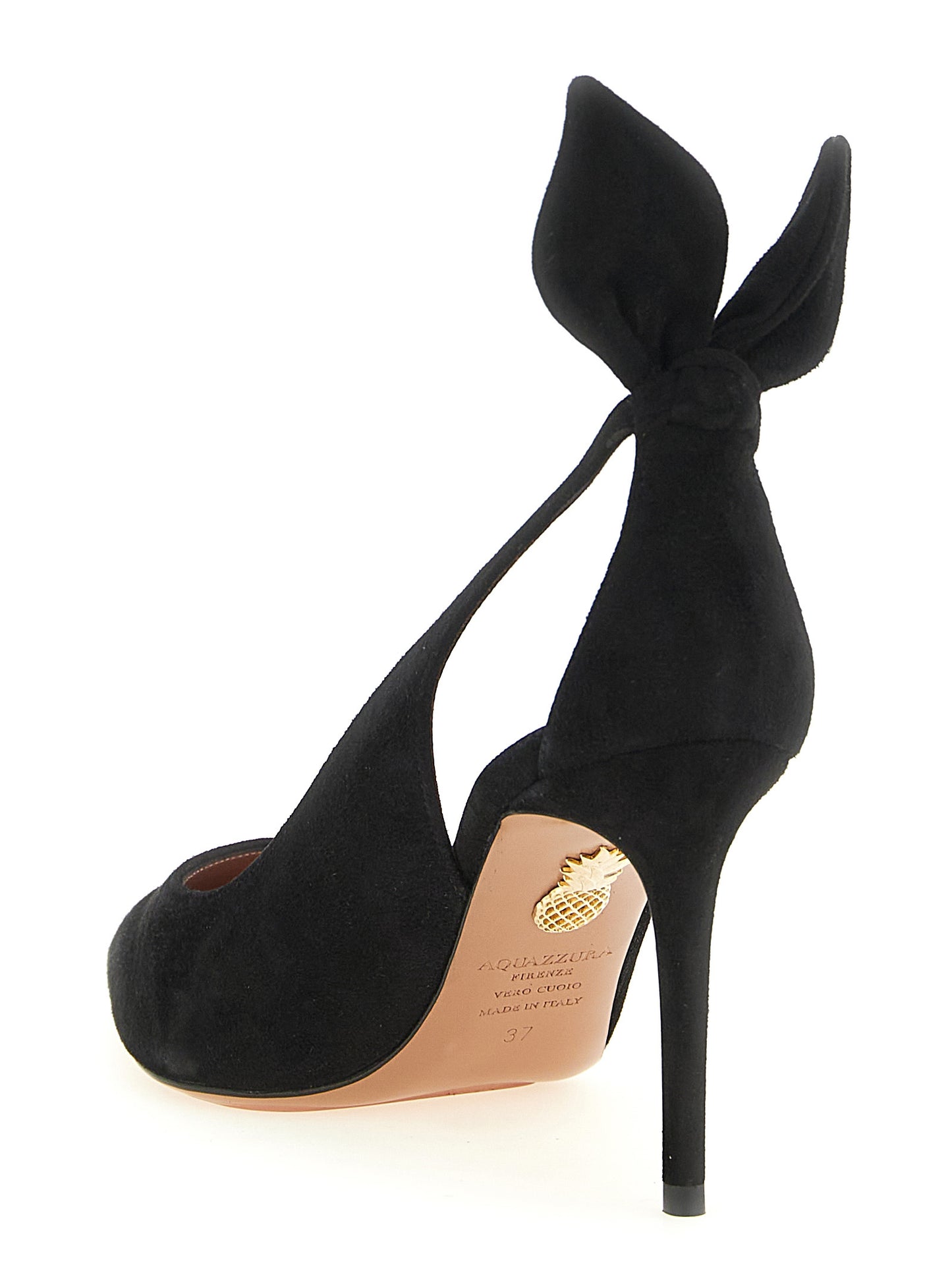 Aquazzura Black Calfskin High Heel Pumps