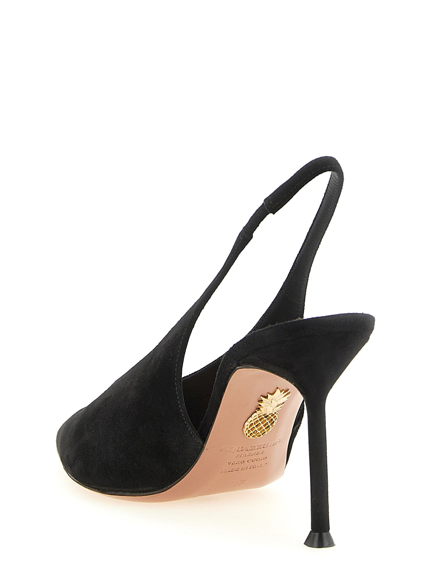 Aquazzura Black Calfskin High Heel Pumps