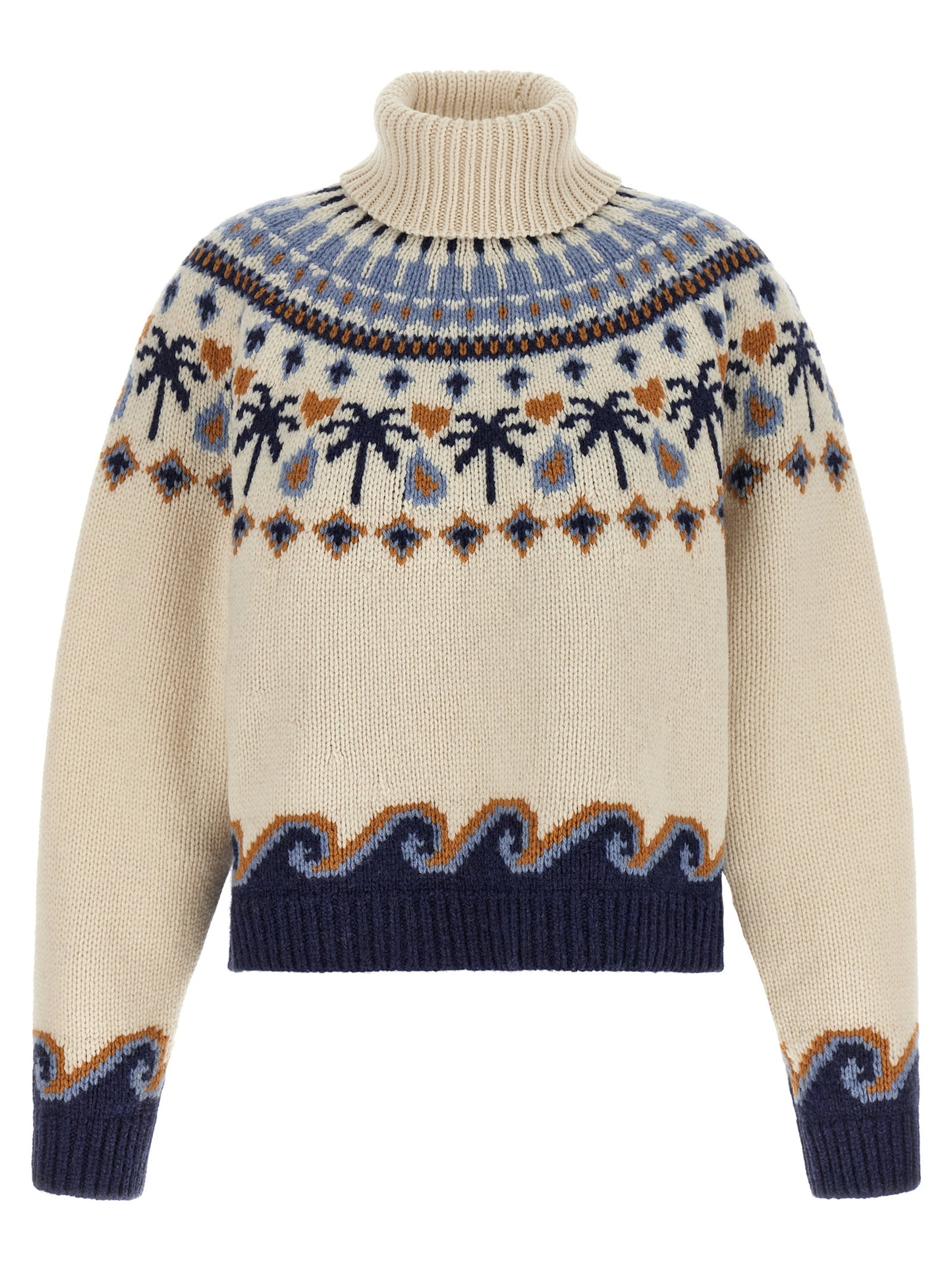 Alanui Multicolor Virgin Wool Cardigan