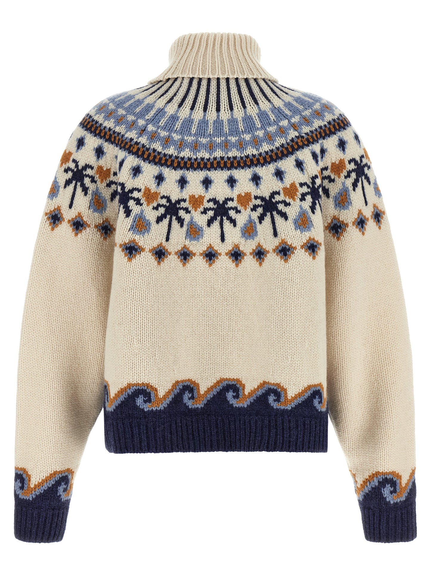 Alanui Multicolor Virgin Wool Cardigan