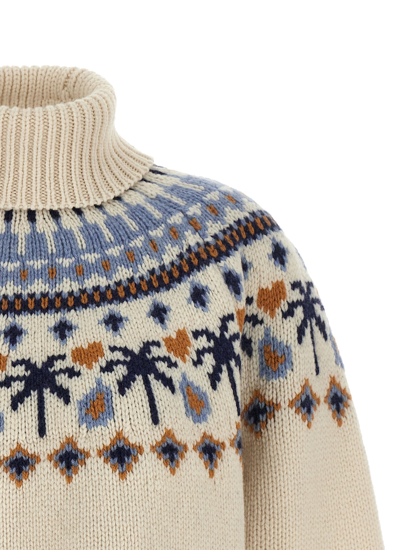 Alanui Multicolor Virgin Wool Cardigan