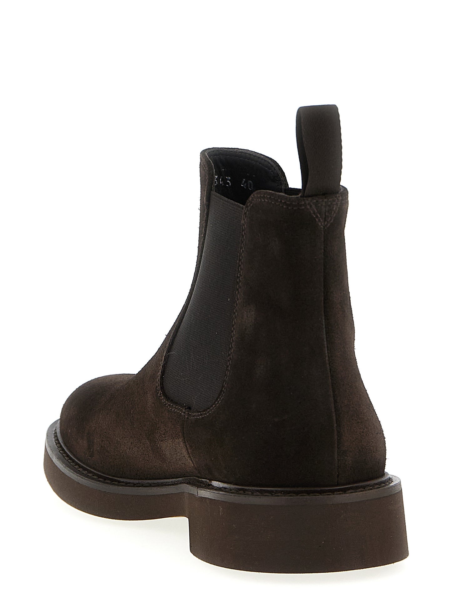 Doucal's Brown Calfskin Chelsea Boots