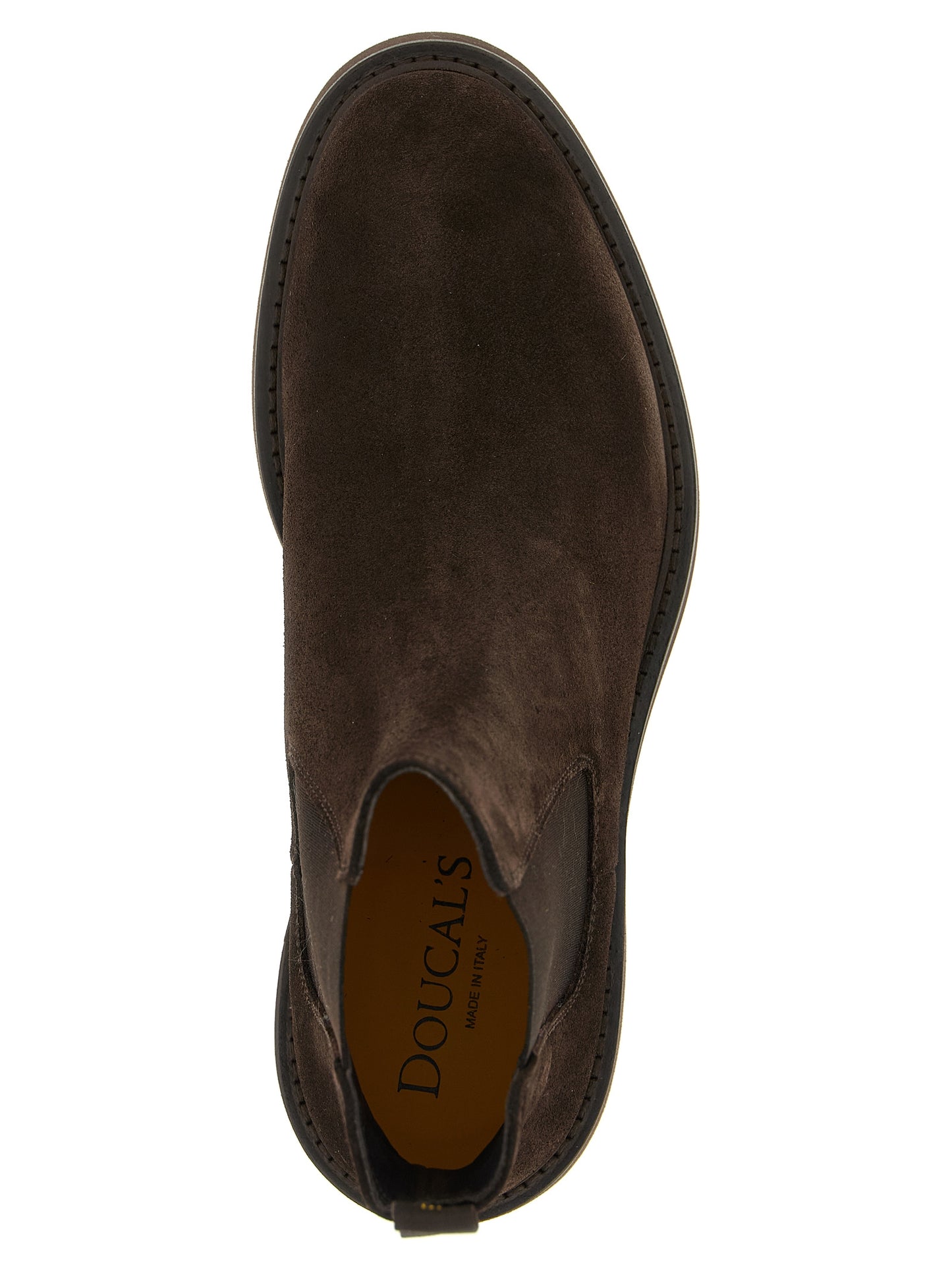Doucal's Brown Calfskin Chelsea Boots