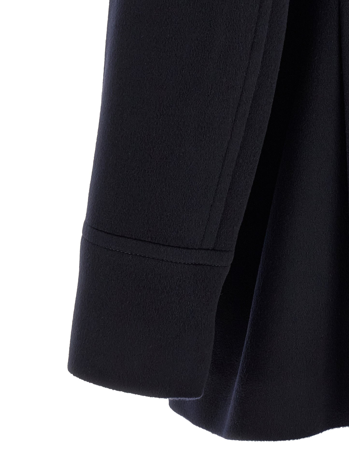Brunello Cucinelli Blue Virgin Wool Coat