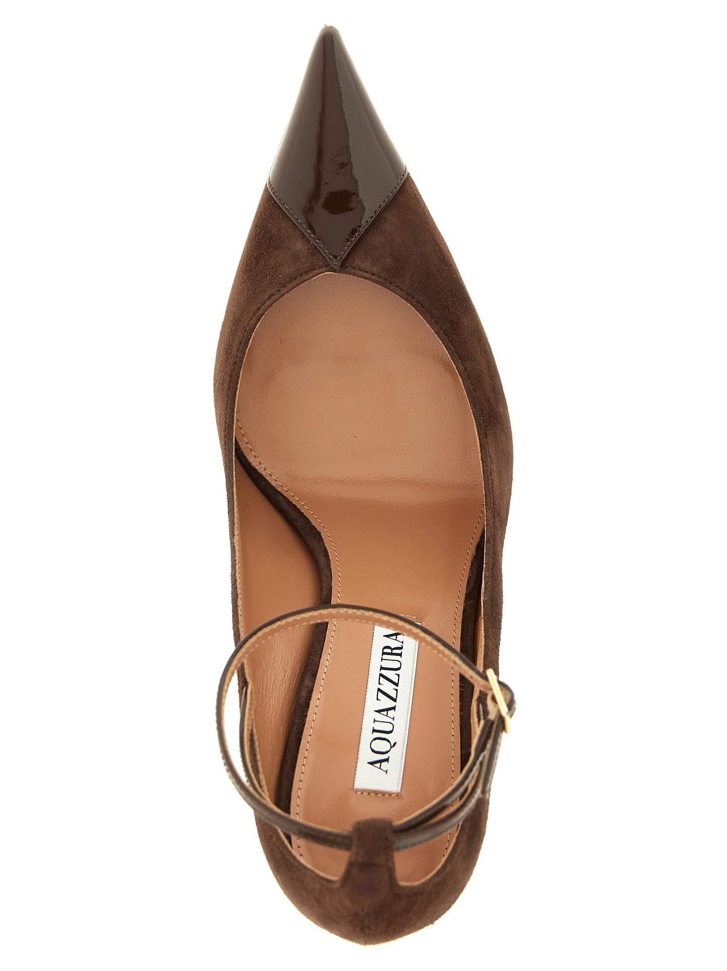 Aquazzura Brown Calfskin High Heel Pumps