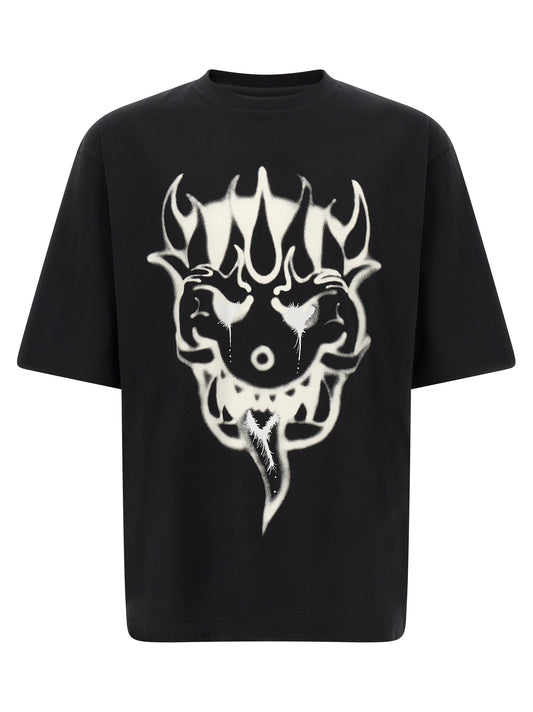 Y-3 Black Cotton T-Shirt