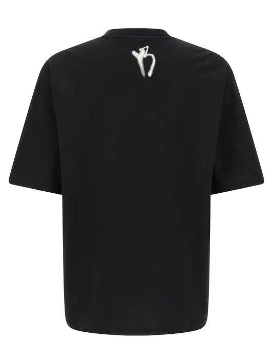 Y-3 Black Cotton T-Shirt