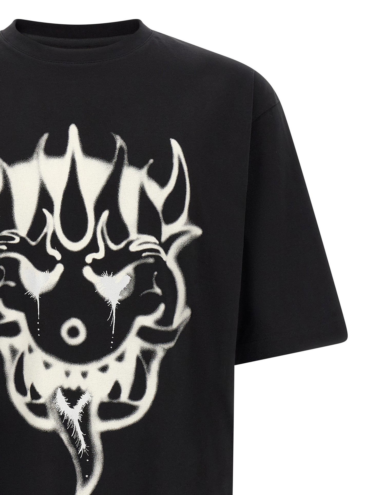 Y-3 Black Cotton T-Shirt