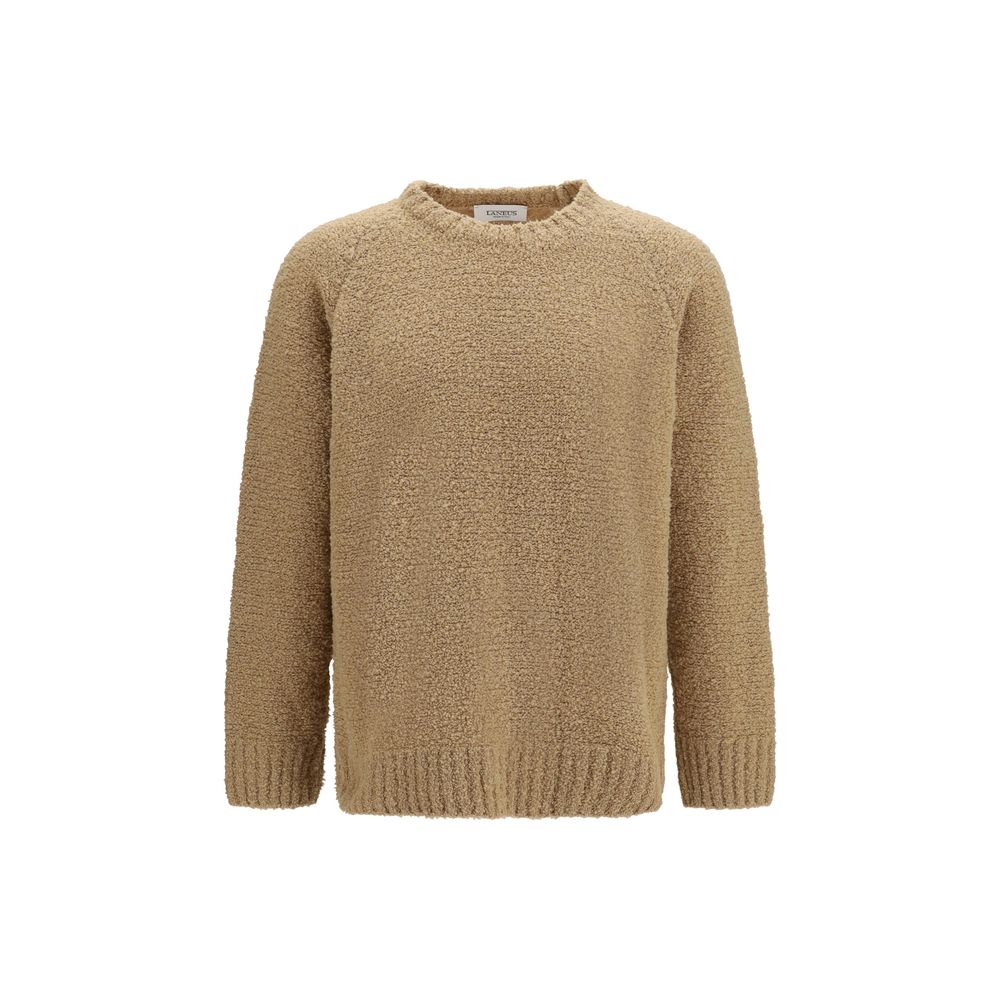 Laneus Beige Wool Oves Aries Sweatshirt