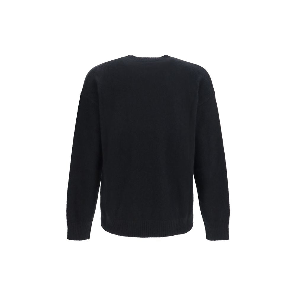 Laneus Black Cashmere Sweatshirt
