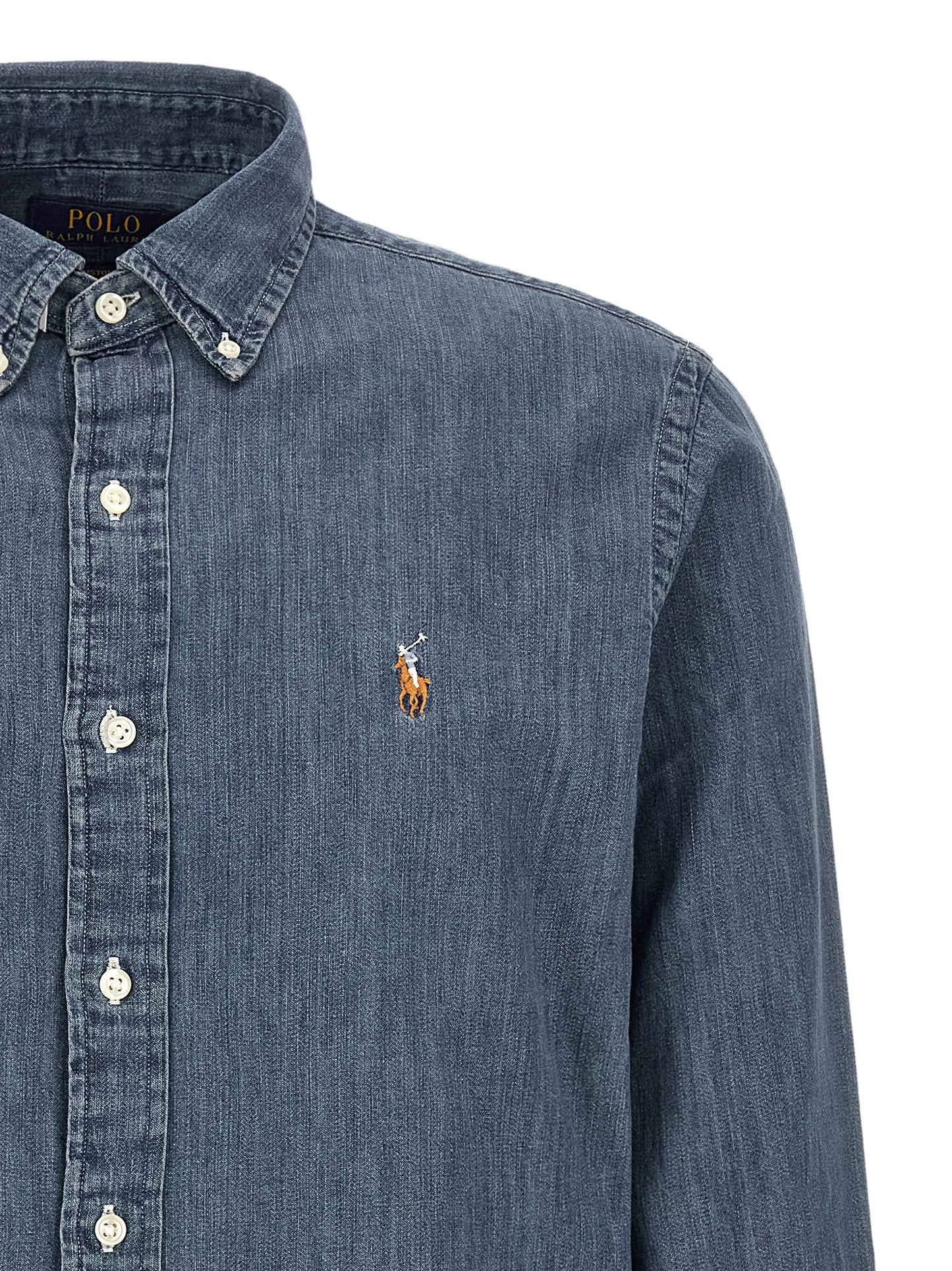 Polo Ralph Lauren Blue Cotton Blouse