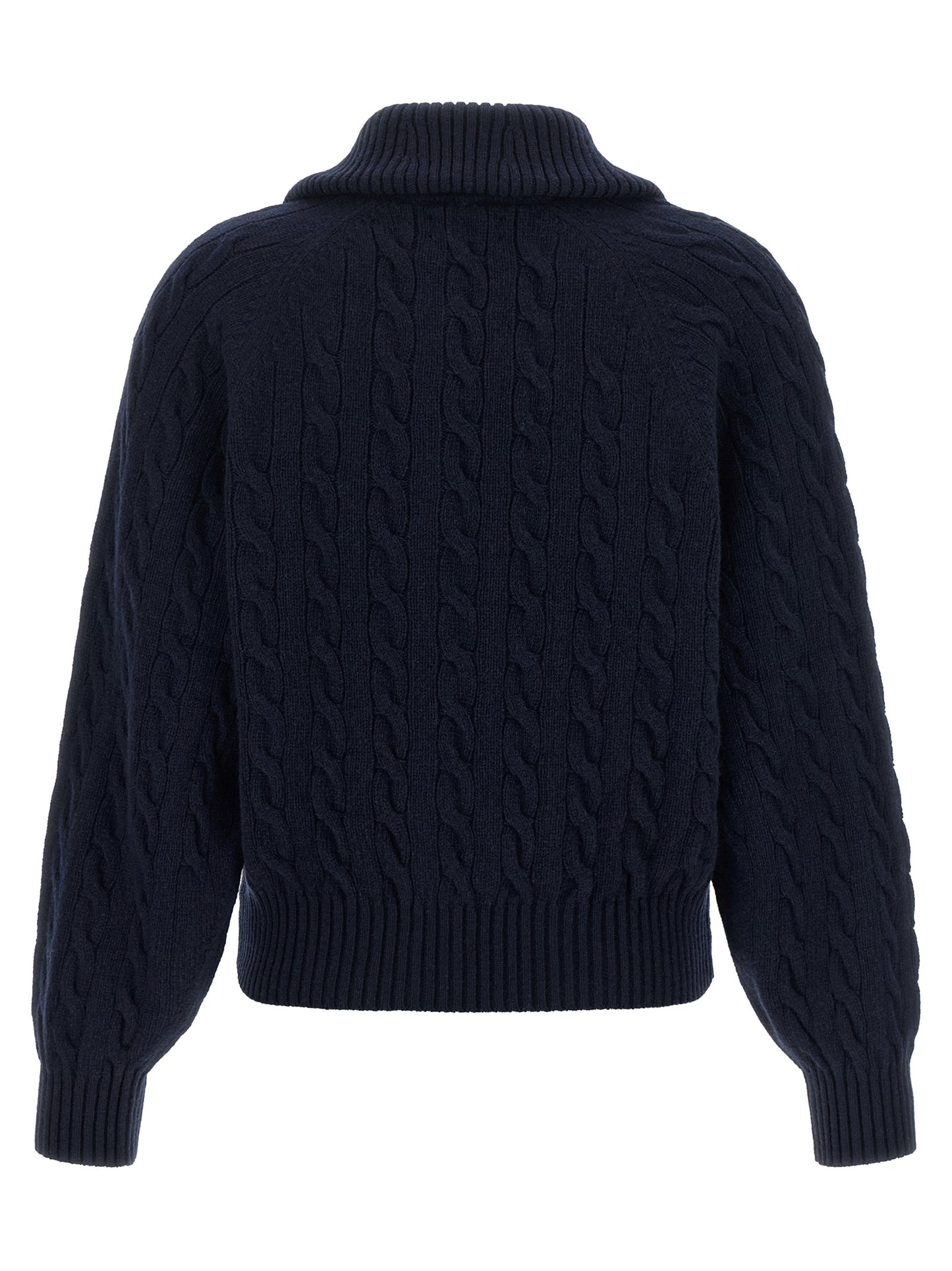 Polo Ralph Lauren Blue Wool Cardigan