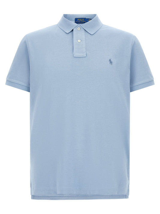 Polo Ralph Lauren Blue Cotton Polo Shirt