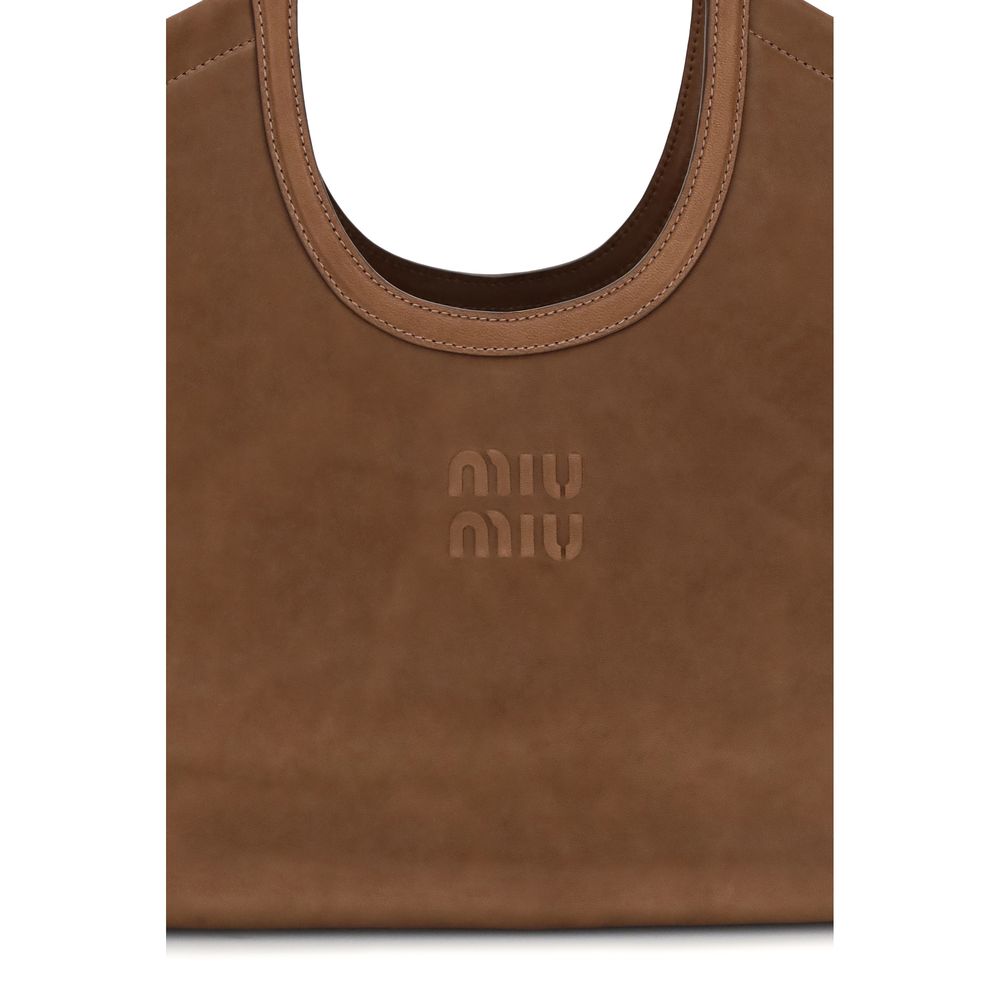 Miu Miu Brown Lamb Ovis Aries Handbag
