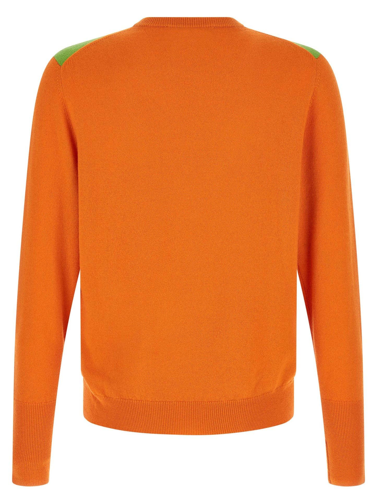 Ballantyne Orange Cashmere Cardigan