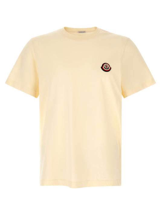 Moncler White Cotton T-Shirt