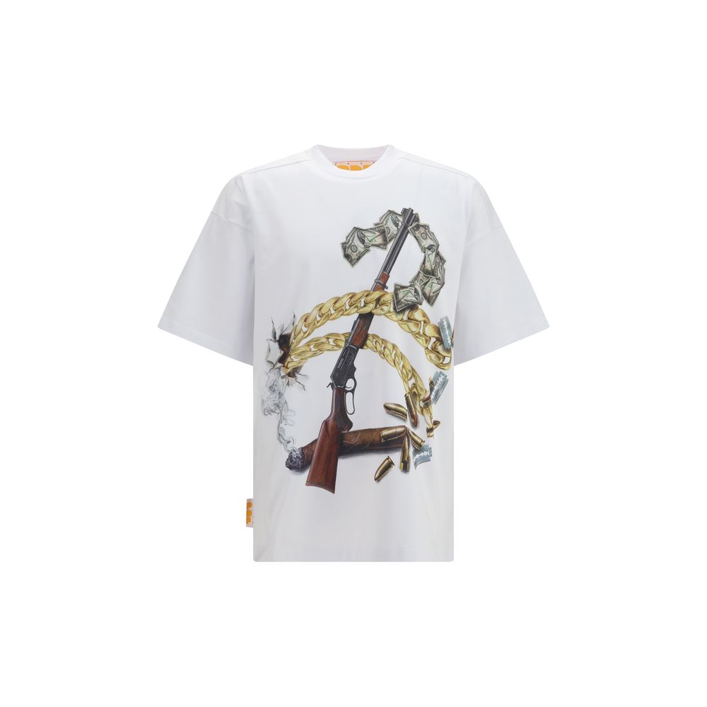PDF Channel White Cotton T-Shirt