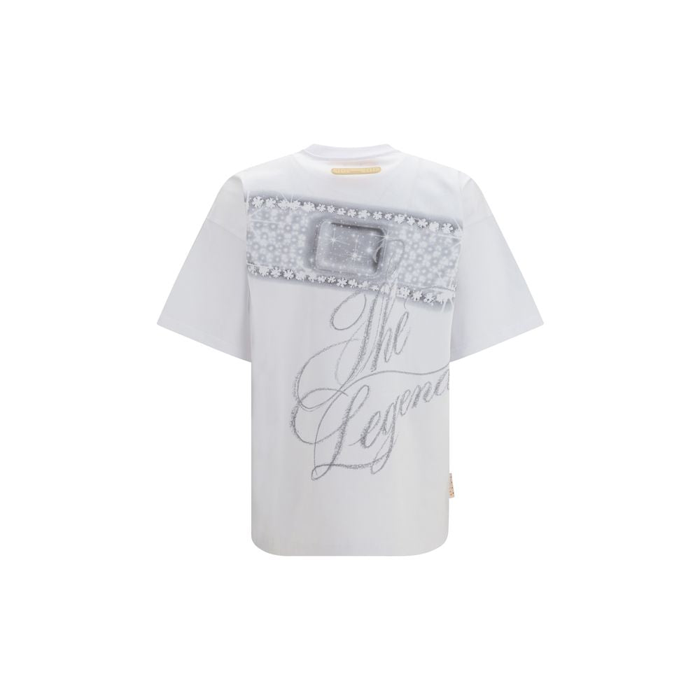 PDF Channel White Cotton T-Shirt