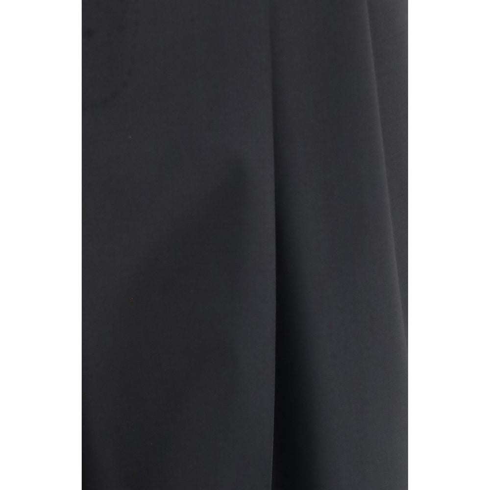 Dolce & Gabbana Black Wool Oves Aries Dress Pants
