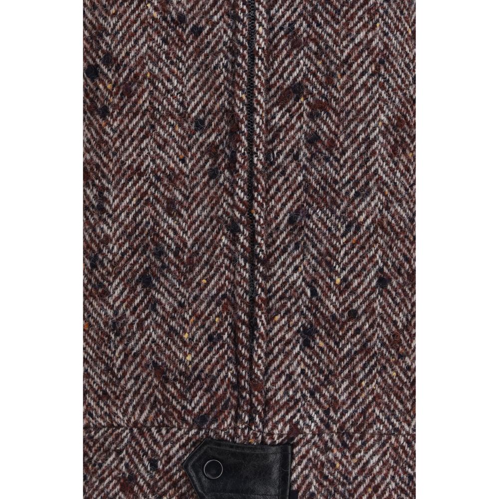Kristina Ti Multicolor Wool Oves Aries Full-Length Jacket