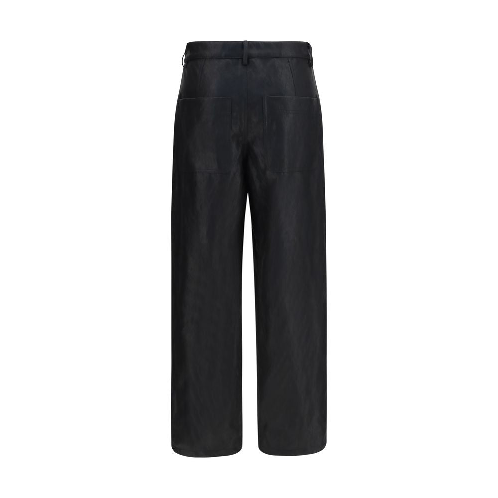 Kristina Ti Black Polyester Casual Pants