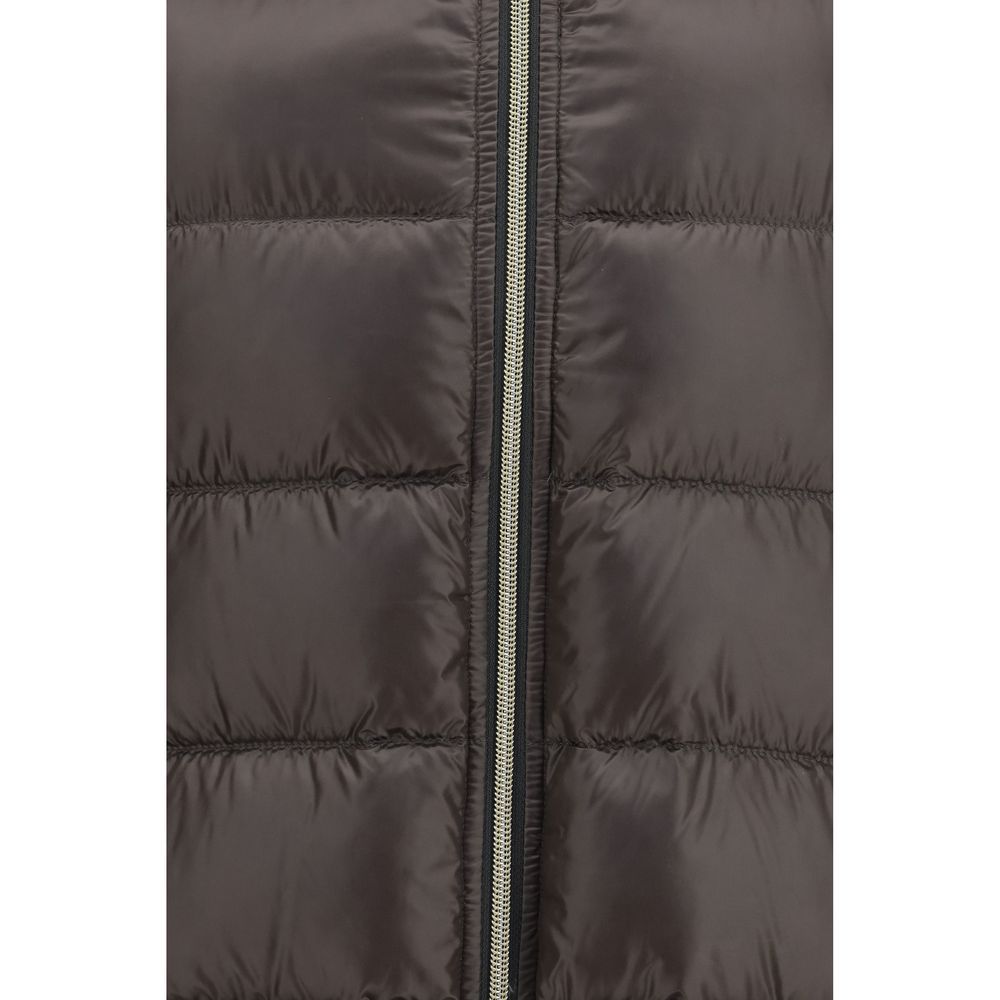 Herno Gray Polyester Full-Length Jacket