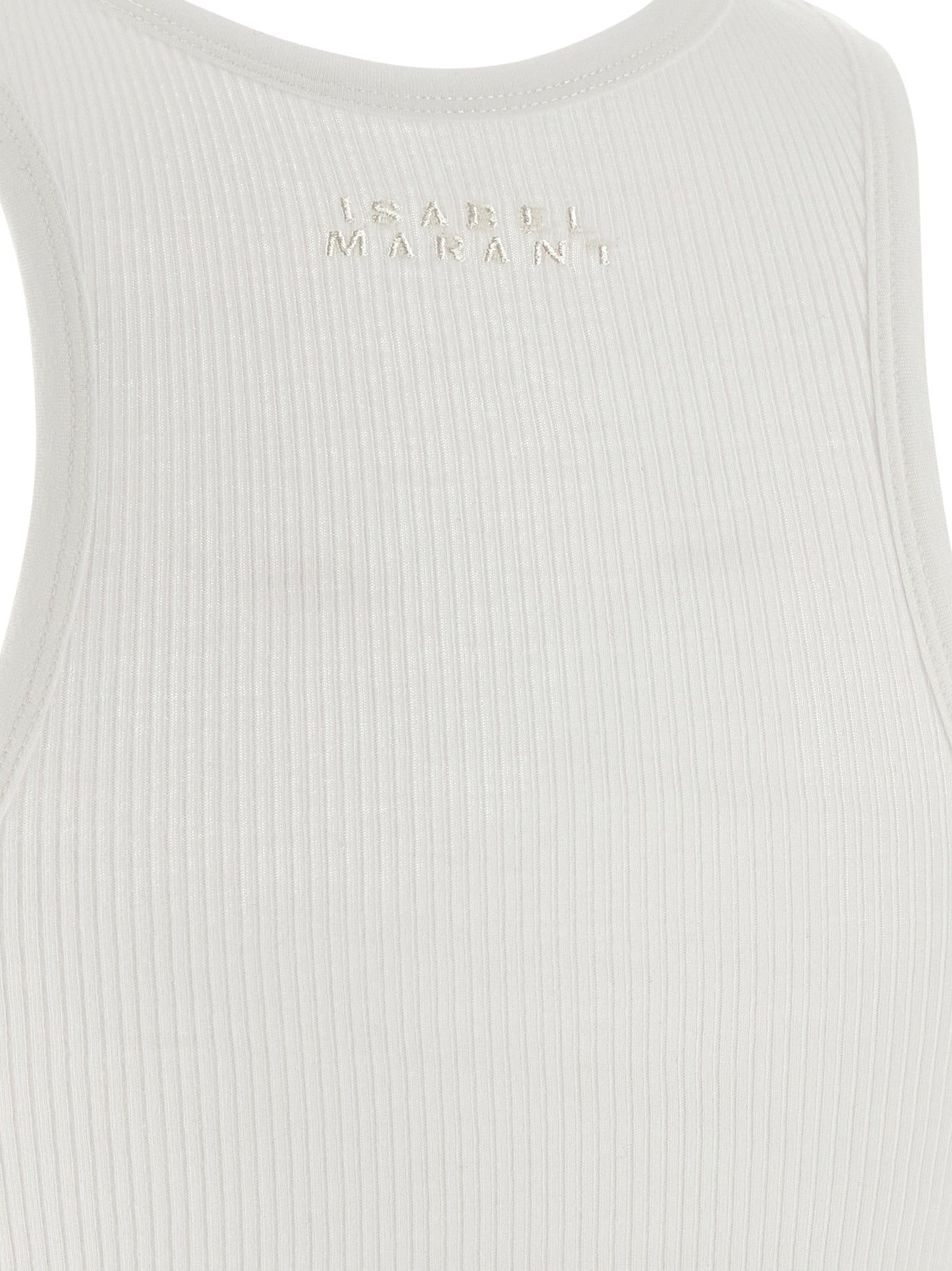 Isabel Marant White Cotton Tank Tops
